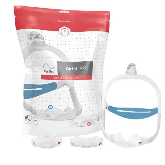 ResMed AirFit™ N30i Small Starter Pack with  Medium and Small Wide Cushions ResMed