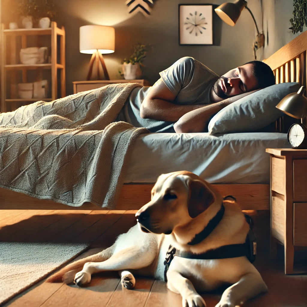 How Service Dogs Improve Sleep Quality for Veterans with PTSD