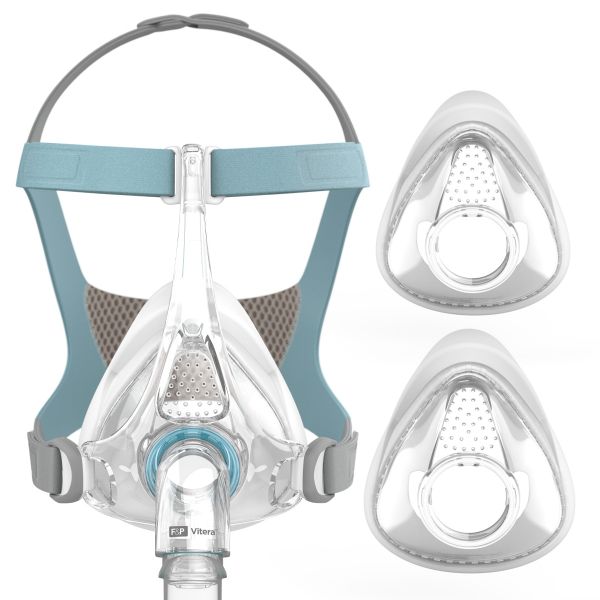 F&P Vitera Full Face CPAP Mask FitPack with Headgear