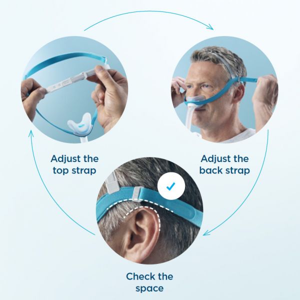 F&P Evora Nasal CPAP Mask FitPack with Headgear